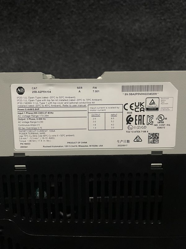 Allen-Bradley - 25B-A2P5N104 – Image 3